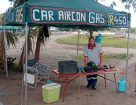 Car aircon and gas
