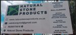 Natural stone products